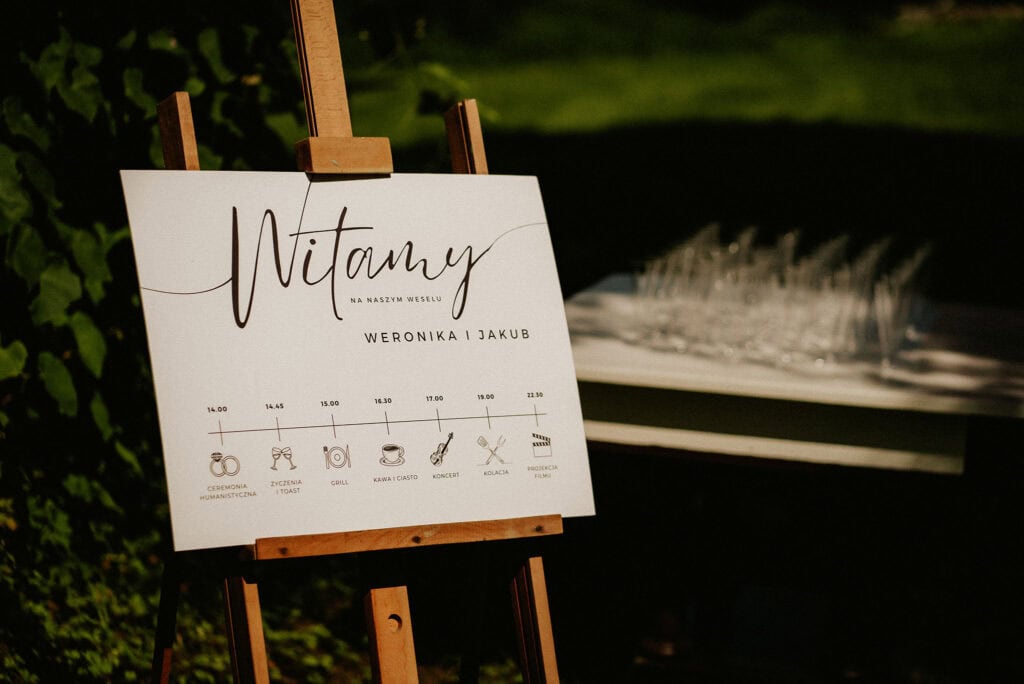 Wesele w plenerze - przywitanie Wesele w plenerze - przywitanie